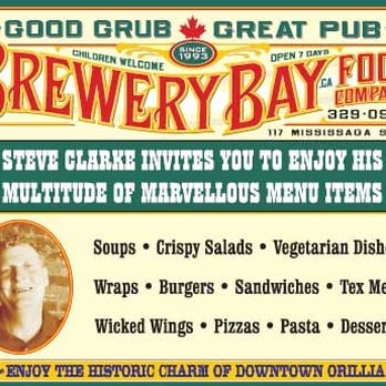 Brewery Bay Food - Breweries Near Me - Orillia, Ontario Brewery Bay Food - Breweries Near Me - Orillia, Ontario