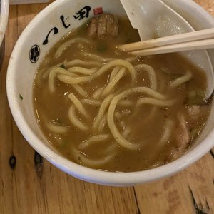 Photo of Tsujita LA Artisan Noodle - Los Angeles, CA, United States. Leave your noodles in the broth!