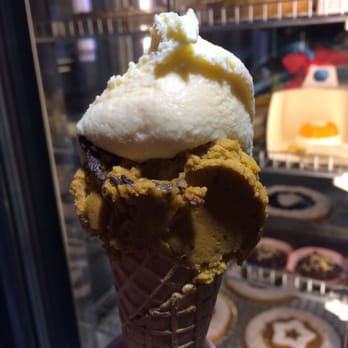 Gelateria del Teatro - Pumpkin gelato and Sicilian wine cream gelato. - Ice Cream & Frozen Yogurt Near Me - Rome, RM Gelateria del Teatro - Pumpkin gelato and Sicilian wine cream gelato. - Ice Cream & Frozen Yogurt Near Me - Rome, RM