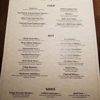 Ember - Menu Feb 2026 - Cocktail Bars Near Me - Ottawa, Ontario