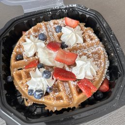 Lemon Ricotta Waffles