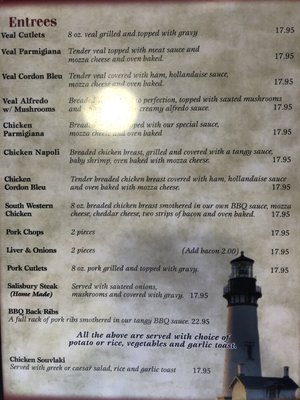 Menu photo 7 Lighthouse Restaurant & Lounge Entwistle, AB Menu photo 7 Lighthouse Restaurant & Lounge Entwistle, AB
