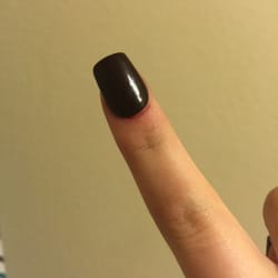 X Nails - One of the slits that the lady made. it has bled multiple times yesterday & todag