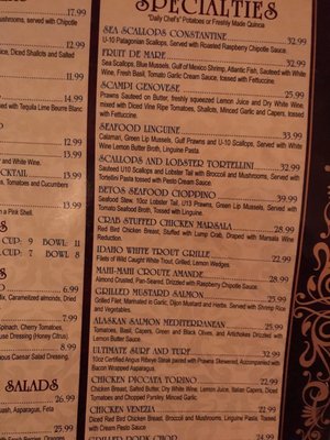 Menu photo 5 Joseph's Fine Dining Colorado Springs, CO Menu photo 5 Joseph's Fine Dining Colorado Springs, CO
