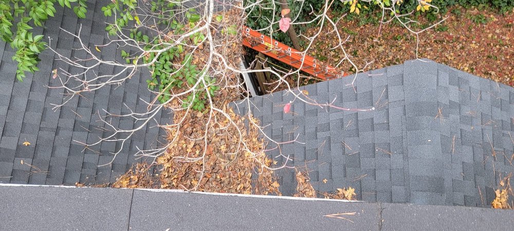 Slide of Arc Gutter Cleaning