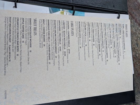Menu photo 3 Roof on theWit Chicago, IL