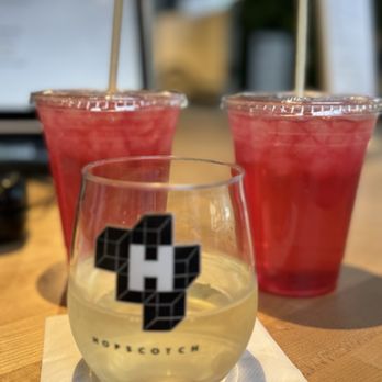 Hopscotch - A Prosecco and pink lemonade ($4-my boys didn't like it at all!) = $22. - Art Galleries Near Me - San Antonio, Texas Hopscotch - A Prosecco and pink lemonade ($4-my boys didn't like it at all!) = $22. - Art Galleries Near Me - San Antonio, Texas