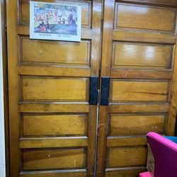 Roachdale Public Library - Original doors