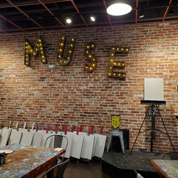 Muse Paintbar - Garden City - Interior - Paint & Sip Near Me - Garden City, New York Muse Paintbar - Garden City - Interior - Paint & Sip Near Me - Garden City, New York