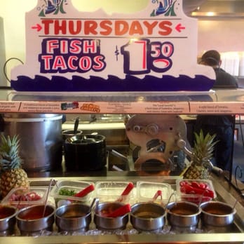 Los Tacos - Salsa bar - Tacos Near Me - Oceanside, California