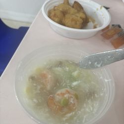 Yummy Chinese Restaurant - That's their shrimp in lobster sauce, it's not lobster sauce, it's egg soup.