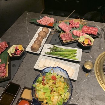 Niku Feast Yakiniku - Tasting menu, asparagus, house special salad - Barbeque Near Me - Seattle, Washington Niku Feast Yakiniku - Tasting menu, asparagus, house special salad - Barbeque Near Me - Seattle, Washington