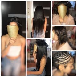 Constrct Hair - Lace Closure Install with on hair with color damage