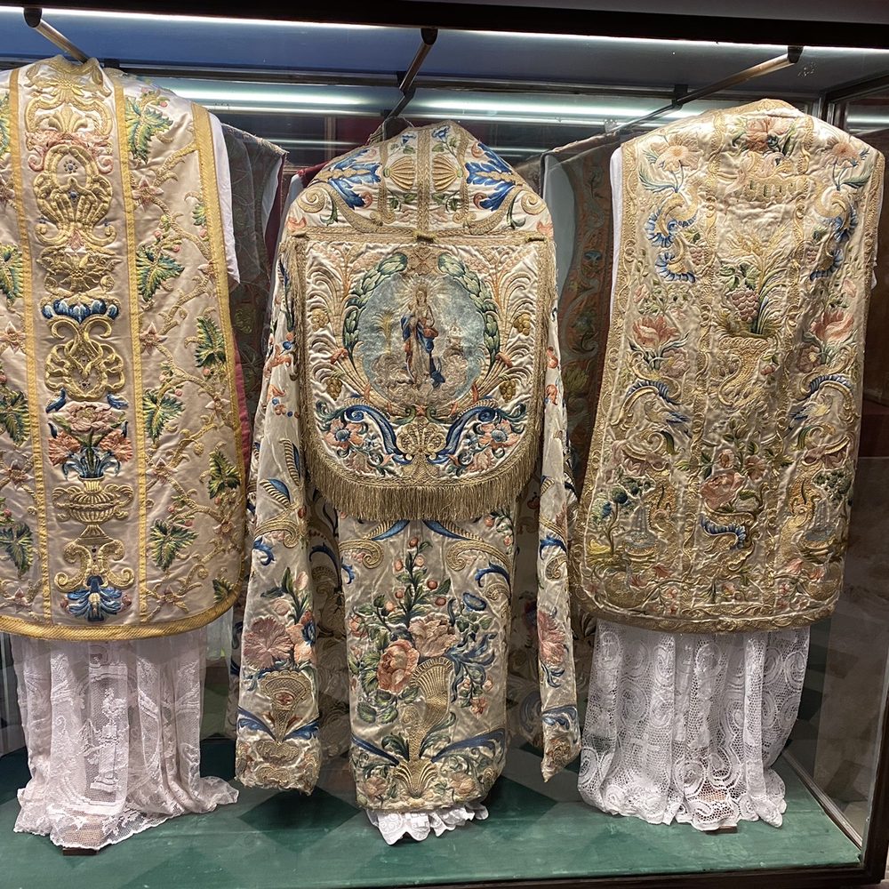 Catedral de Avila - A display of the clothes once worn by priests. - Churches Near Me - Ávila, AV