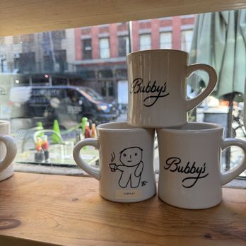 Bubby's Tribeca - Coffee mugs for sale - American Near Me - New York, New York Bubby's Tribeca - Coffee mugs for sale - American Near Me - New York, New York