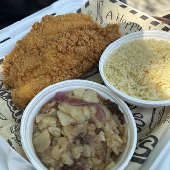 Brunch & Soul - Fried Catfish, fried potatoes and seasoned rice. Amazing 10/10! - Caterers Near Me - Louisville, Kentucky Brunch & Soul - Fried Catfish, fried potatoes and seasoned rice. Amazing 10/10! - Caterers Near Me - Louisville, Kentucky