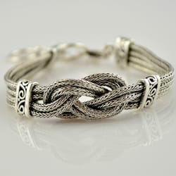 Gem Garden - Sterling silver bracelet