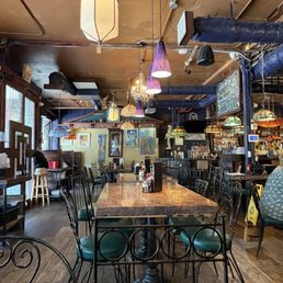 Atmosphere is super fun and you can sit at the full bar. Atmosphere is super fun and you can sit at the full bar.