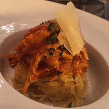 Carson Kitchen - rabbit ragu with spaghetti squash and Parmesan at $12 - surprisingly a light dish - New American Near Me - Las Vegas, Nevada