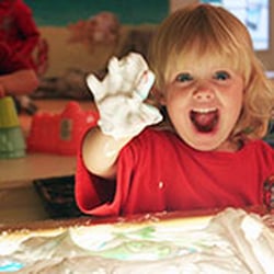Jellybean Park Early Learning Centre - Sensory on one of our light tables