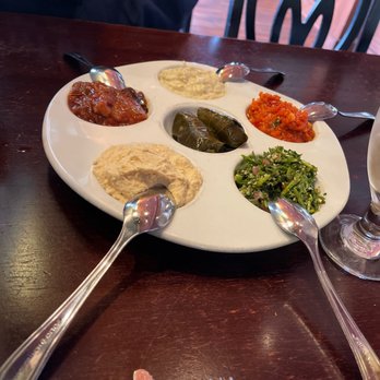 Zeytin Restaurant - Sample platter for 2 - Turkish Near Me - Ada, Michigan Zeytin Restaurant - Sample platter for 2 - Turkish Near Me - Ada, Michigan