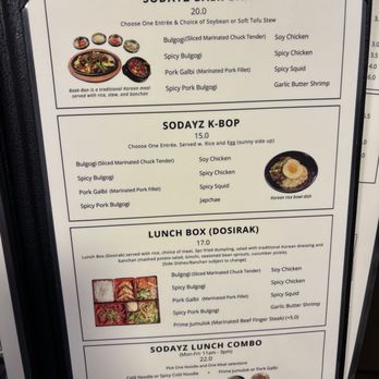 SodayZ - Korean Near Me - Sterling, Virginia