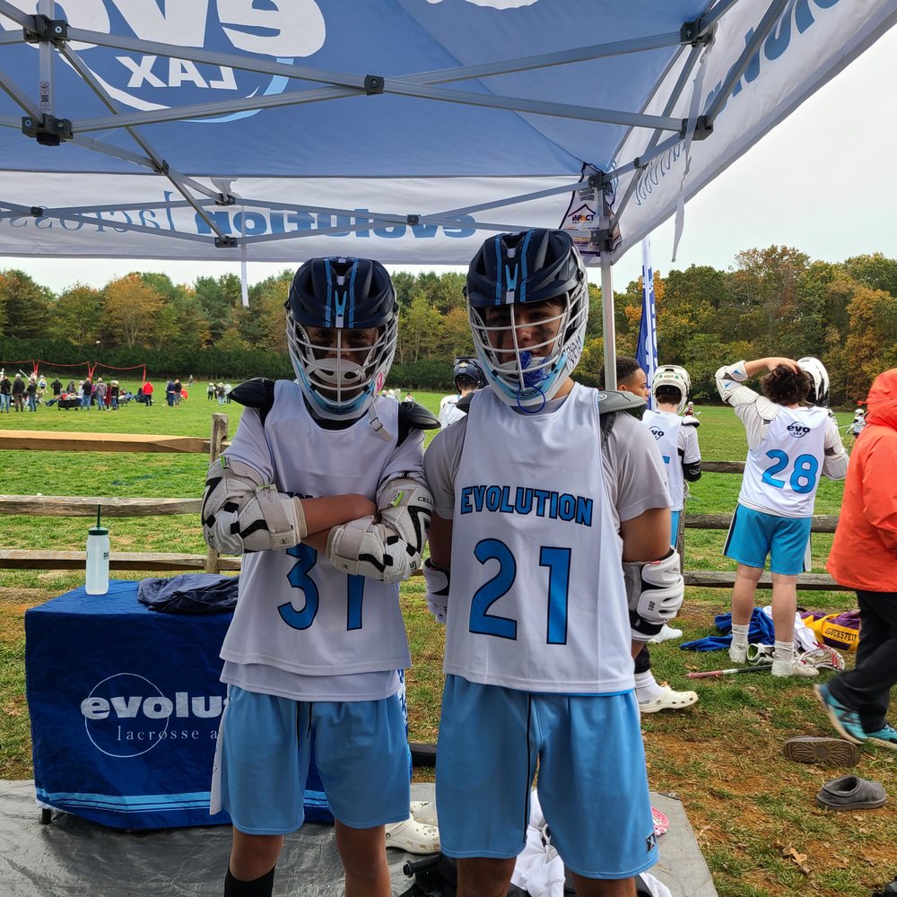 Evolution Lacrosse Academy - Game ready at a tournament Evo boys lax 2026 - Summer Camps Near Me - Montclair, New Jersey