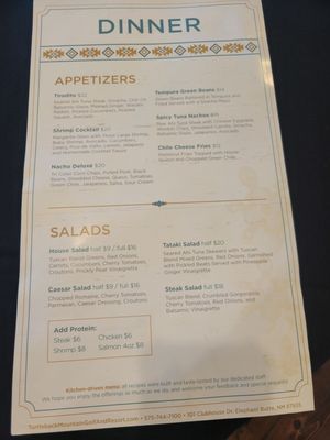 Menu photo 3 The Club Restaurant Elephant Butte, NM