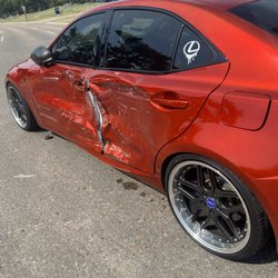 Tejas Paint & Body Shop - Damage from wreck