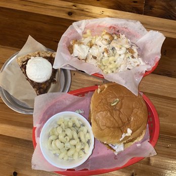 Tumble 22 Chicken Joint - O.G. Chicken Sandwich, SIDE Mac-N-Cheese, SIDE Dirty Mac, SLICE Texas Pecan Pie - Chicken Wings Near Me - Austin, Texas Tumble 22 Chicken Joint - O.G. Chicken Sandwich, SIDE Mac-N-Cheese, SIDE Dirty Mac, SLICE Texas Pecan Pie - Chicken Wings Near Me - Austin, Texas