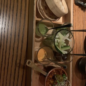 Indian Accent - tawa paneer khurchan, roomali roti pancakes, chutneys - Indian Near Me - New York, New York