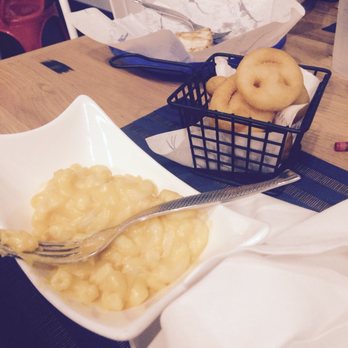 Angler & Ale - Kids Mac and cheese with side of fries. It's basically a cup worth of noodles - Seafood Near Me - Duck Key, Florida Angler & Ale - Kids Mac and cheese with side of fries. It's basically a cup worth of noodles - Seafood Near Me - Duck Key, Florida