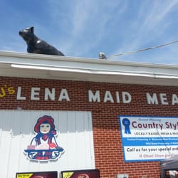 AJ's Lena Maid Meats - Front entrance of a great family-run establishment.