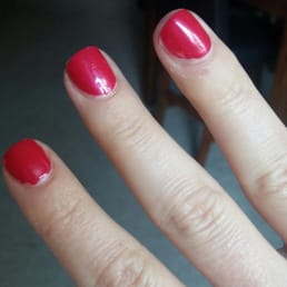 Missed half of my nail... Missed half of my nail...