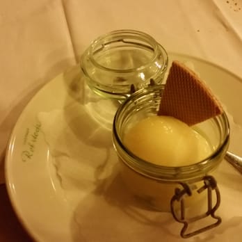 Gasthaus zum Rebstock - The most refreshing dessert ever. Williams pear sorbet and a shot of Williams pear schnapps - Hotels Near Me - Eggingen, BW Gasthaus zum Rebstock - The most refreshing dessert ever. Williams pear sorbet and a shot of Williams pear schnapps - Hotels Near Me - Eggingen, BW