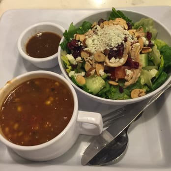 McAlister's Deli - Choose two, southwest vegetable soup and Savannah chopped salad. - Delis Near Me - Denton, Texas McAlister's Deli - Choose two, southwest vegetable soup and Savannah chopped salad. - Delis Near Me - Denton, Texas