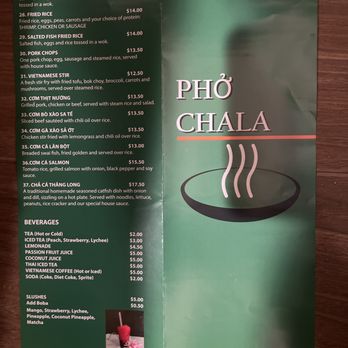Pho Chala - Menu - Vietnamese Near Me - Canoga Park, California