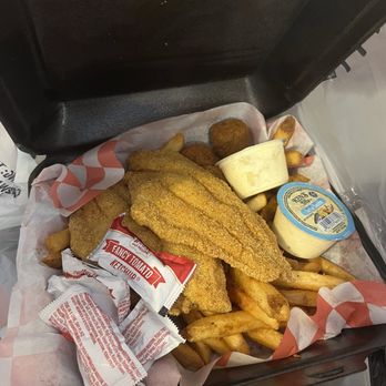 Mal's Krazy Krab - Catfish and fries platter - Seafood Near Me - Monroe, Georgia Mal's Krazy Krab - Catfish and fries platter - Seafood Near Me - Monroe, Georgia
