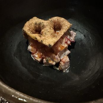 Jun - Tasting Menu - beef tartare - New American Near Me - Houston, Texas