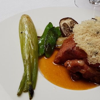 Parizzi - Revised baked veal tip, Parmesan wafer and vegetables.  2021 09 14. M1. - Italian Near Me - Parma, Puerto Rico