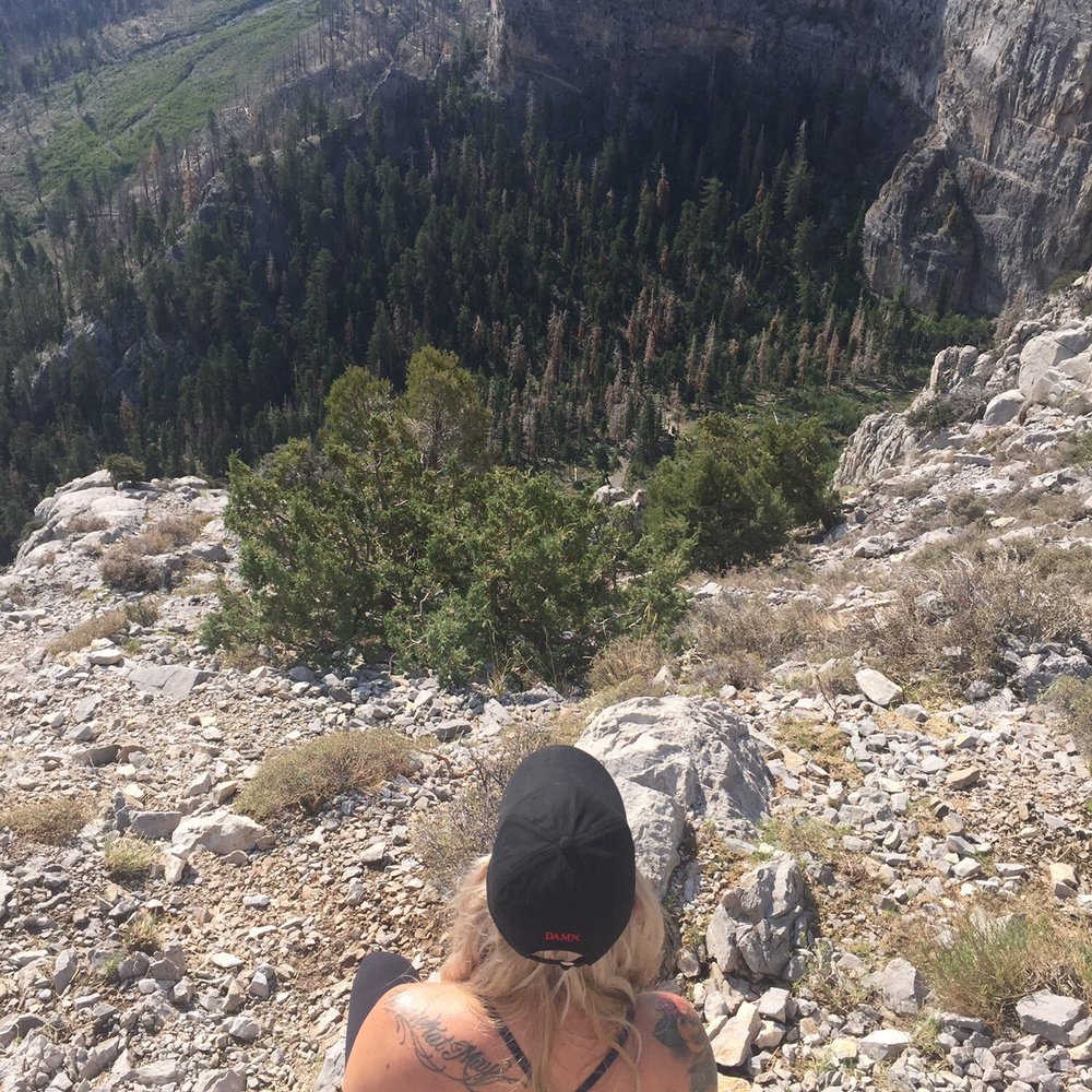 Cathedral Rock - View from the top. - Hiking Near Me - Mt Charleston, Nevada