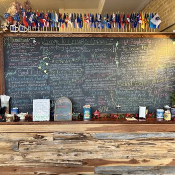 Cedar’s Coppice - chaulk board - Coffee & Tea Near Me - Bastrop, Texas