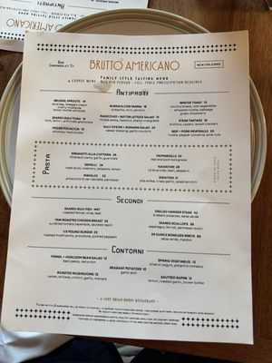 Menu photo 3 Brutto Americano New Orleans, LA