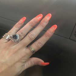 Natural Nail - Supposed to be Coffin nails.. shaped poorly