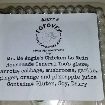 Pop Over Eatery - Popover Bistro - Not just for breakfast anymore. Grab and Go Orange Chicken Lo Mein - Breakfast & Brunch Near Me - Simsbury, Connecticut