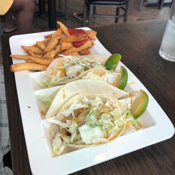 Crabby's Dockside - Three Grouper Tacos - Seafood Near Me - Clearwater Beach, Florida