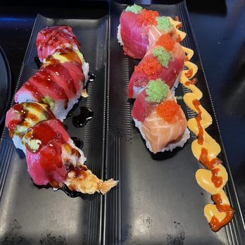 Happy Bento - Playboy roll and Sunset roll - Sushi Bars Near Me - Puyallup, Washington Happy Bento - Playboy roll and Sunset roll - Sushi Bars Near Me - Puyallup, Washington
