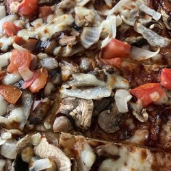 Papa Johns Pizza - BBQ sauce w/ veggies