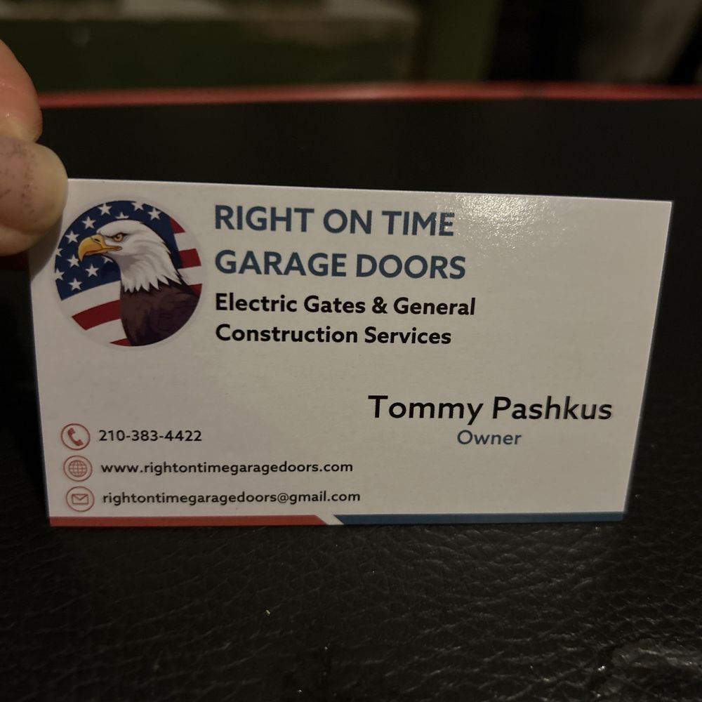 Right On Time Garage Doors - Garage Door Services Near Me - Helotes, Texas Right On Time Garage Doors - Garage Door Services Near Me - Helotes, Texas