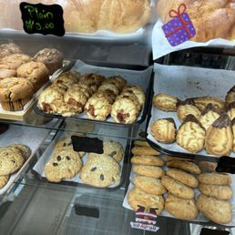 Fresh pastries and cookies Fresh pastries and cookies